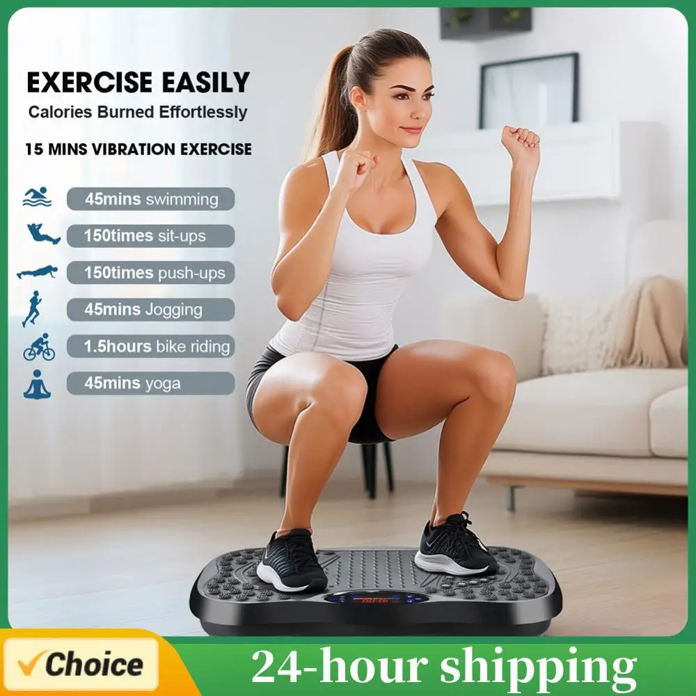كسول التخسيس آلة اهتزاز الدهون بلوتوث الاهتزاز لوحة ممارسة آلة قابل للتعديل سرعة تجريب يهتز حامل فقدان الوزن