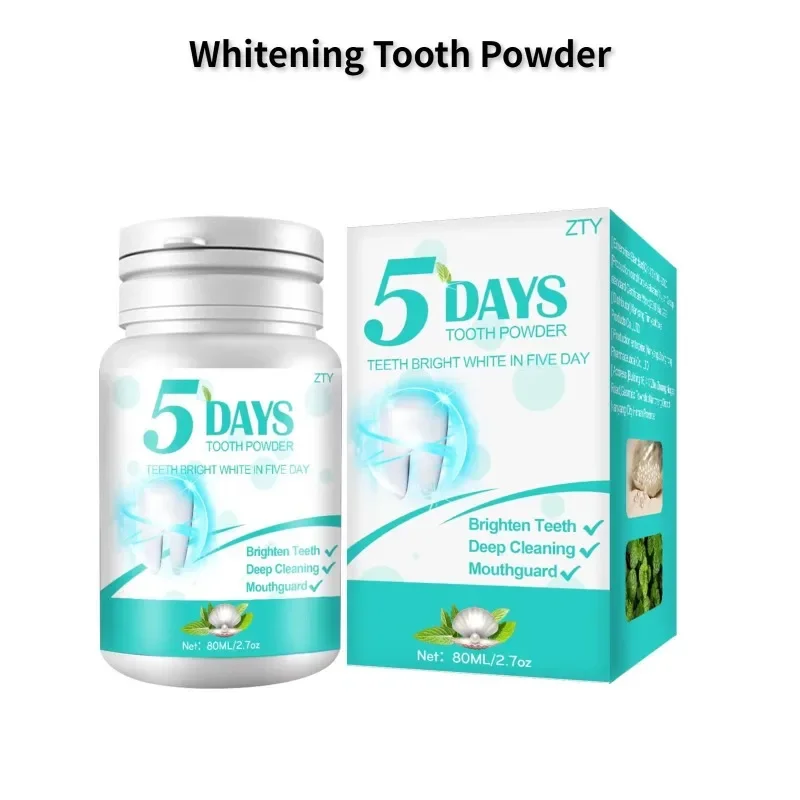 

Whitening Tooth Powder Remove Tea Smoke Coffee Stains Teeth Powde Cleaning Tartar Brighten Fresh Breath Oral Hygiene Care Tools