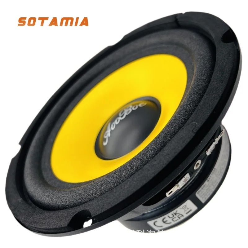 

SOTAMIA 1PCS 6.5 Inch Subwoofer 4 Ohms 100 Watts High Power 25 Core 92dB Iron Basin Frame Speaker Home Theater Sound System