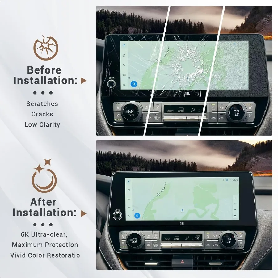 for 2024 Grand Highlander Accories Navigation Screen Protection for 2024  Grand Highlander Hybrid XLE Limited Platinum 12.3 Nav