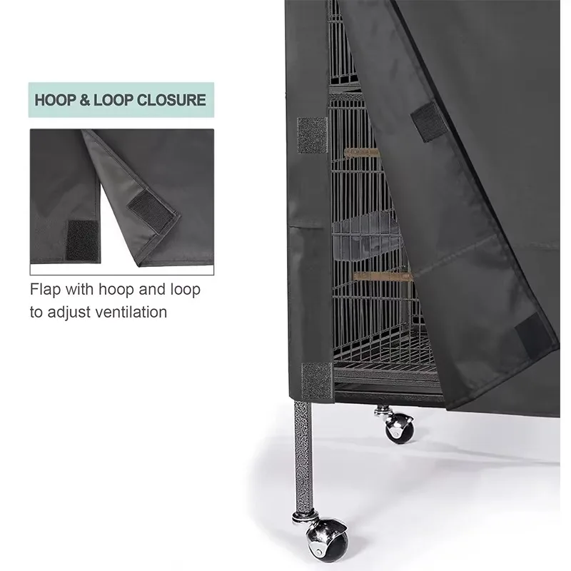 Pet Cage Cover Good Night Enclosure Bird Critter Cat House Privacy Comfort Durable Waterproof Sun Protection Indoor Outdoor Use