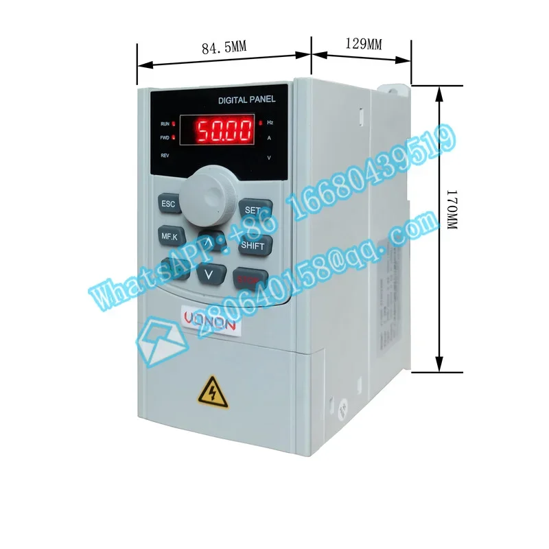 High Efficiency Automatic 220v 1 Phase 3  Solar Pump Inverter Water Pumping  Agricultural Irri