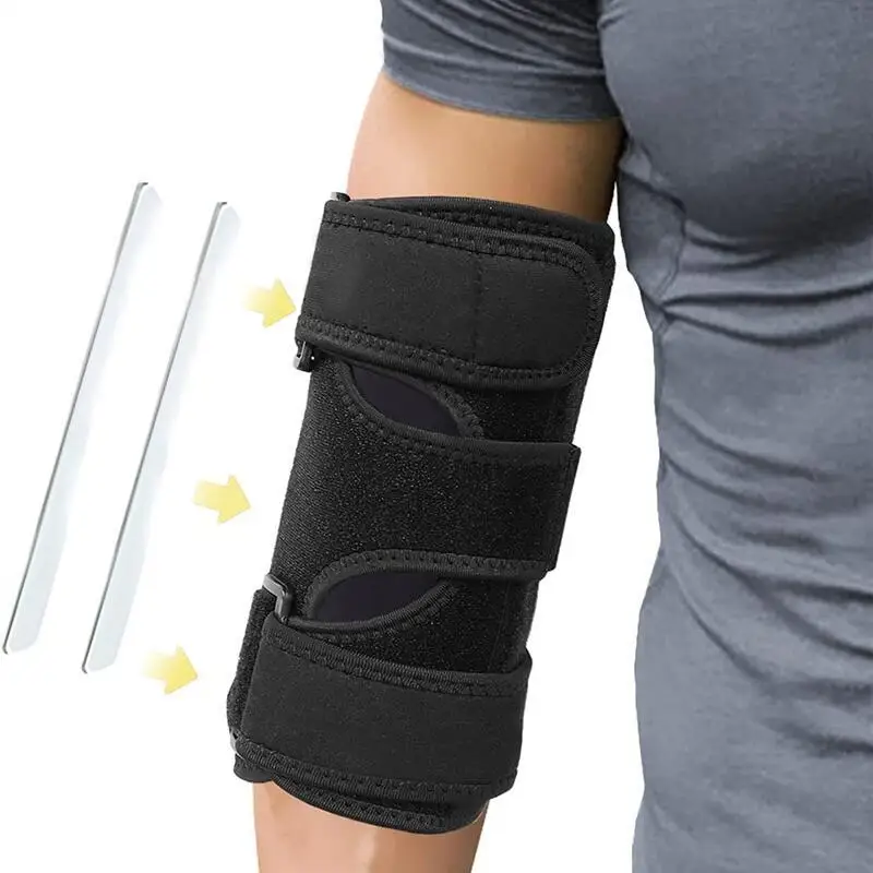 1PCS Elbow Brace for Joint Tendonitis Pain Adjustable Elbow Support Pads with Splint Stabiliser Golfers Tennis Arm Protector