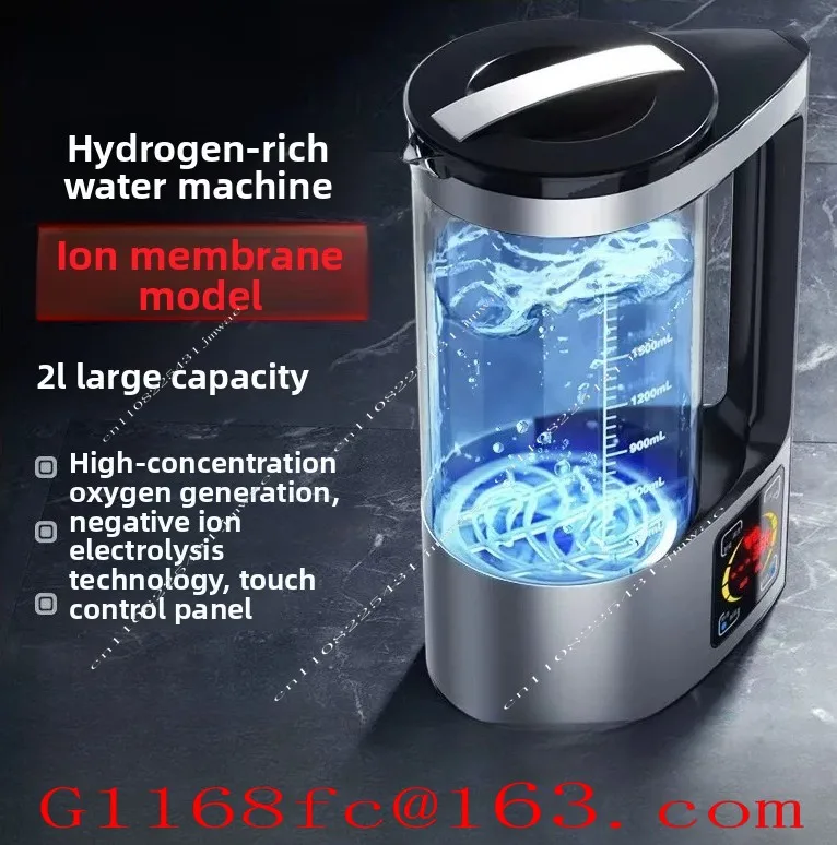2L Hydrogen Water Bottle Alkaline Ionizer Filter Machine Hydrogen Rich Generator  Portable Health Drink Purifier