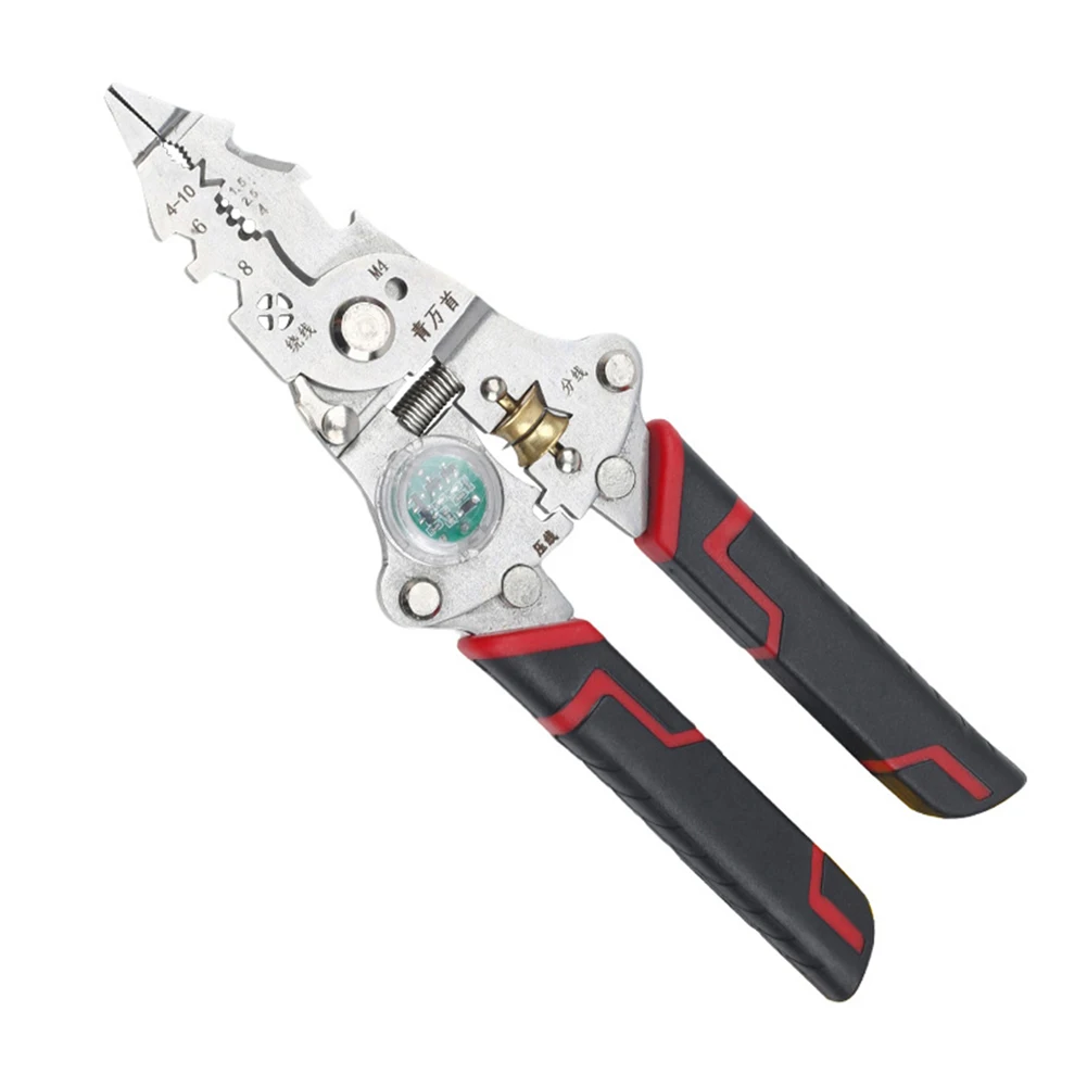 TPR Grip Pliers Electric Wire Crimping Electrician Work 1.5-2.5-4-10mm Specifications Electrician Wire Winding Tool