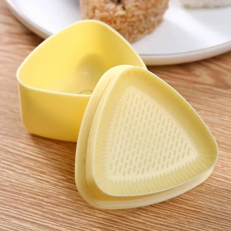 Molde Triangular para hacer Sushi, molde para hacer Sushi DIY, Onigiri, Bola de arroz, prensa de alimentos, accesorios de cocina japonesa para el hogar, herramientas Bento, 1 piezas