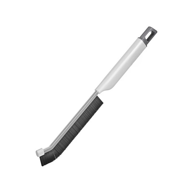 Long Handle Gap Brush Hard Bristle Multi-functional No Dead Ends Cleaning Brush for Bathroom Floor Tile Door Window Seamds