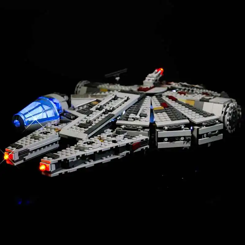 Advanced DIY Led Light Kit For Lego 75105 Millennium Falcon (Only Led Light,Without Blocks Model) High-Performance