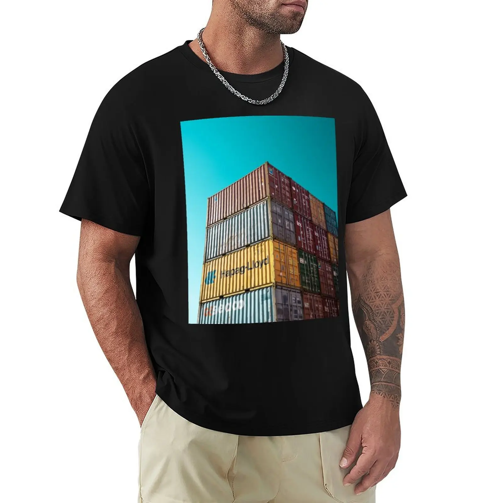 stacked containers T-Shirt Quick Dry Fishing T-Shirt