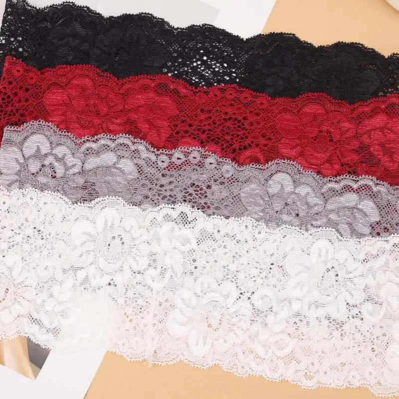 Breites Spitzenblumen-Haarband, weich, dehnbar, in verschiedenen Farben erhältlich, ideal für den täglichen Gebrauch, Yoga, Partys und zum Stylen der Haare. – Detail 9