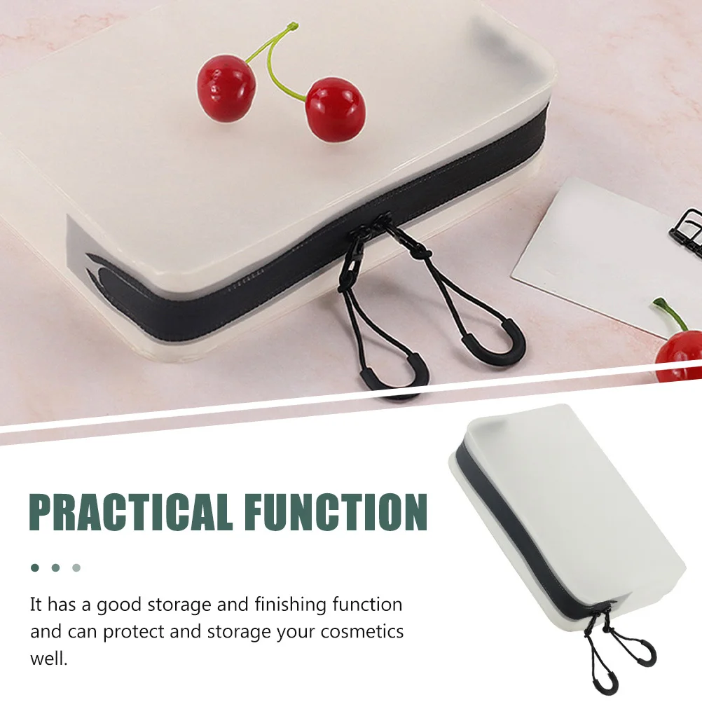 حقيبة تنظيم مستحضرات التجميل المحمولة، حقيبة أدوات الزينة للسفر، حقيبة غسيل بسيطة للعناية الشخصية للاستخدام اليومي والرحلات الخارجية