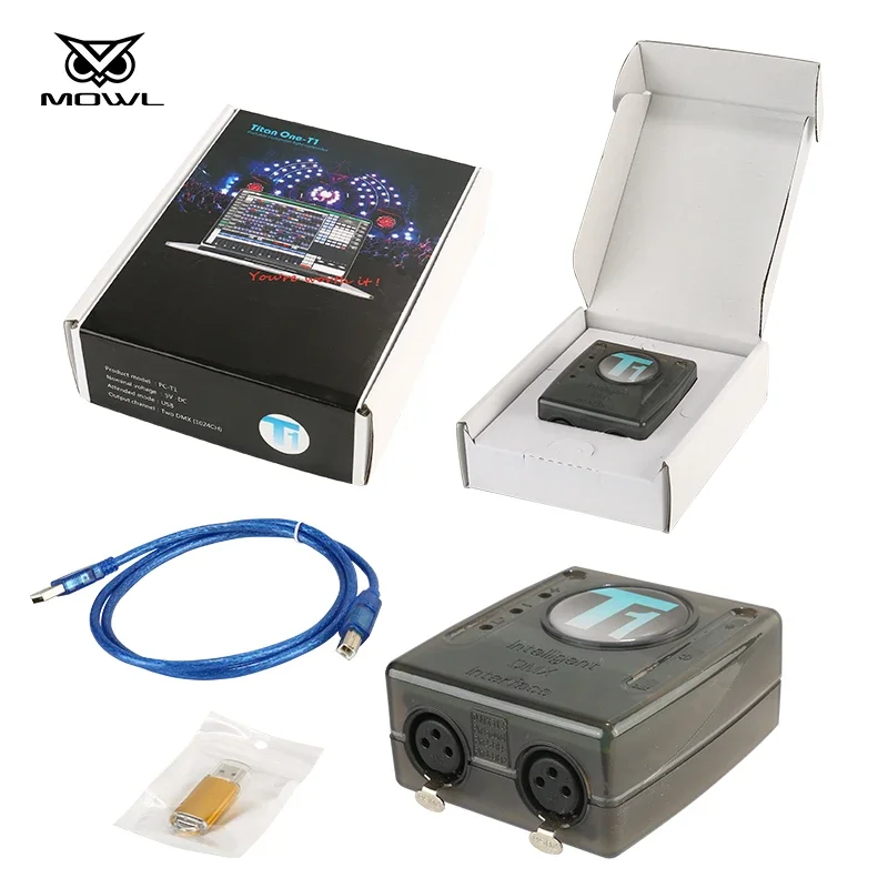 2025 Intelligente DMX-interface voor podiumverlichting DMX 512-controller