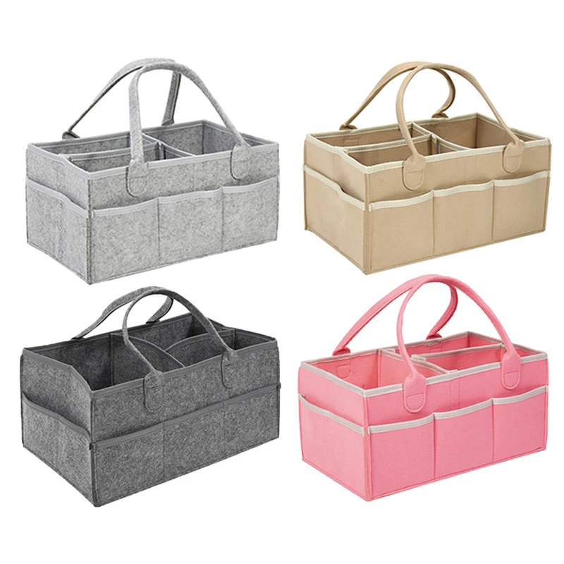 Organizer per accessori per passeggini borsa per mamma borsa pieghevole per pannolini per bambini borse per appendere addensare cestino portatile