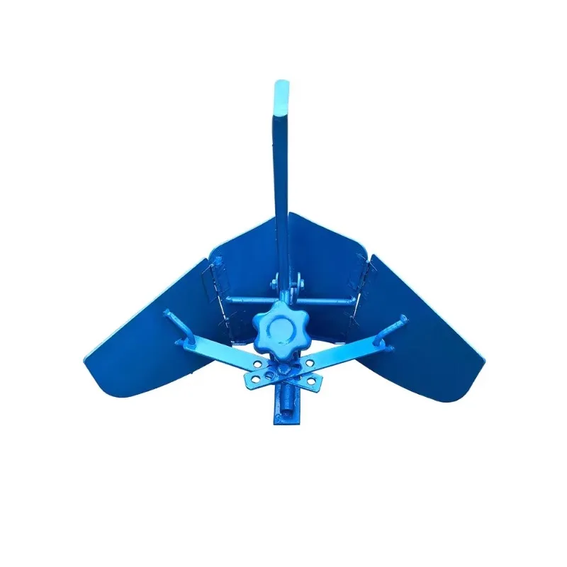 

Fan type adjustable ridging plough ditcher for agricultural micro tiller