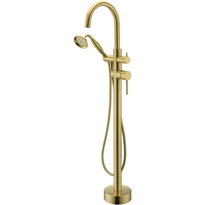 

Bathtub faucet Freestanding bathtub faucet Floor mounted bathroom bathtub faucet with handheld shower