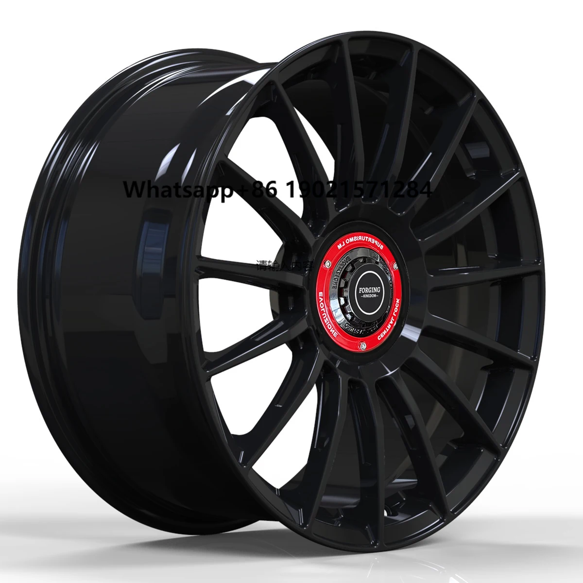 

High Quality Black Polished CNC Machined Lightweight Design Car Wheels Hubs