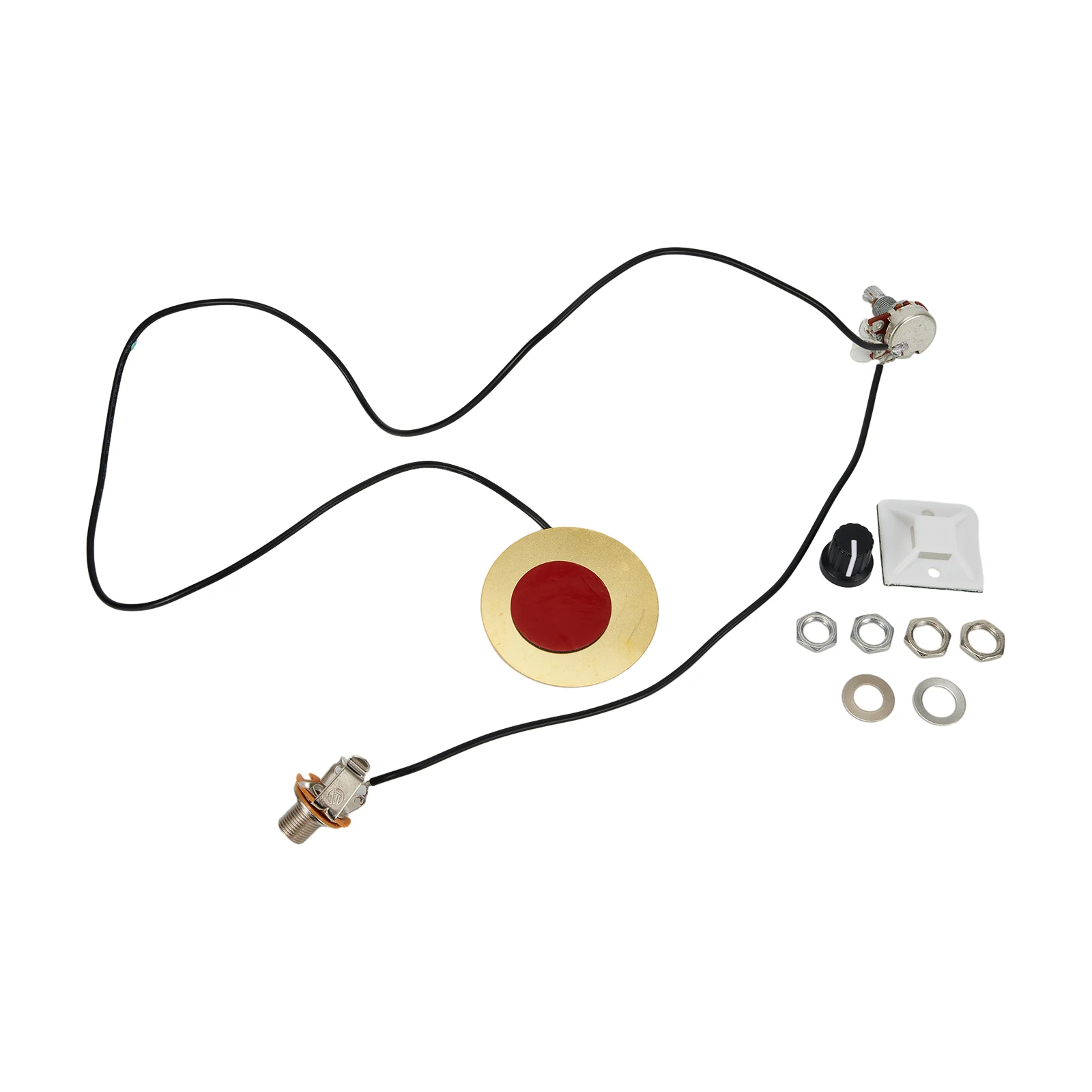 FREE POST Knob Pickup Piezo Prewired With Volume Box Cigar Guitar Parts Control For & Quality Parts Tools Xmas Gift