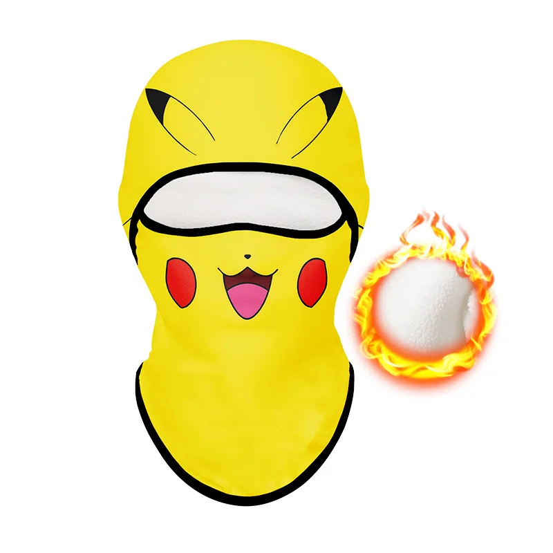 pikachu-balaclava-bones-de-ciclismo-para-criancas-bicicleta-viagem-inverno-anime-esportes-capa-facial-calor-chapeu-de-veludo-fuzz-pescoco-capa