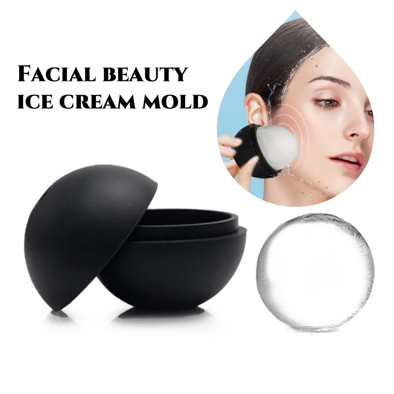 1pc rullo di ghiaccio per viso e occhi bellezza del viso rullo di ghiaccio strumenti per la cura della pelle cubo di ghiaccio facciale stampo per ghiaccio in silicone accessori di bellezza