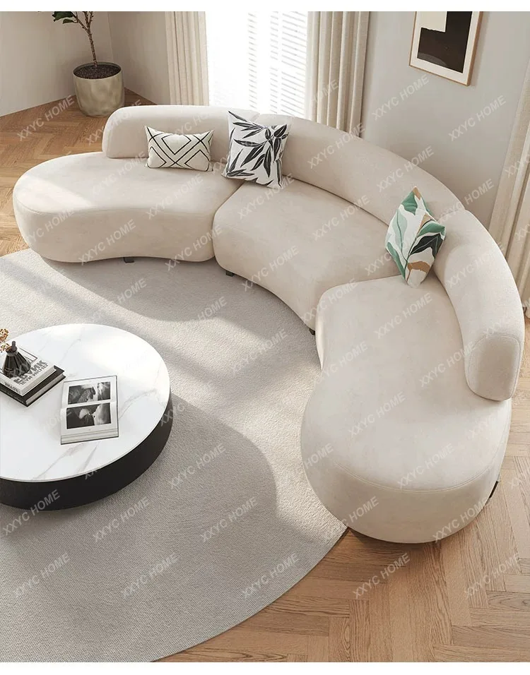 Designer Modern Living Room Sofas Lazy Luxury Gaming Children Sofas Minimalist Replica Floor Curved Wood Divano Home