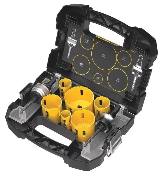 9 Pc. Electrician's Hole Saw Kit