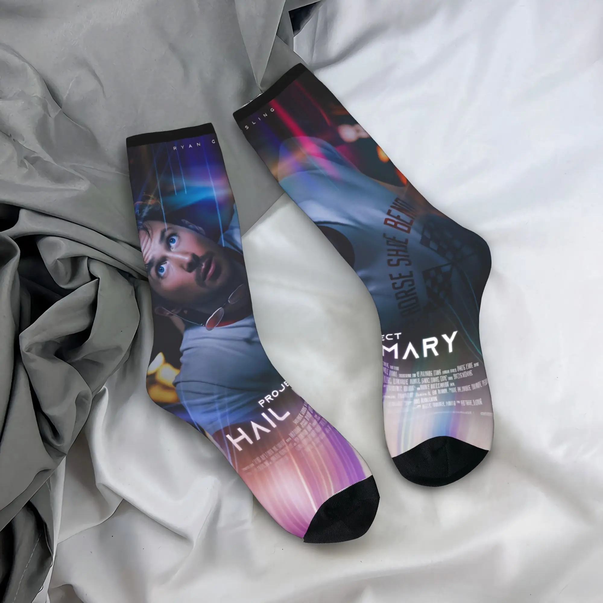 

Ryland Grace Project Hail Mary Fan Concept Art Socks Winter Stockings Korean Men's High Quality Socks Graphic Non Skid Socks