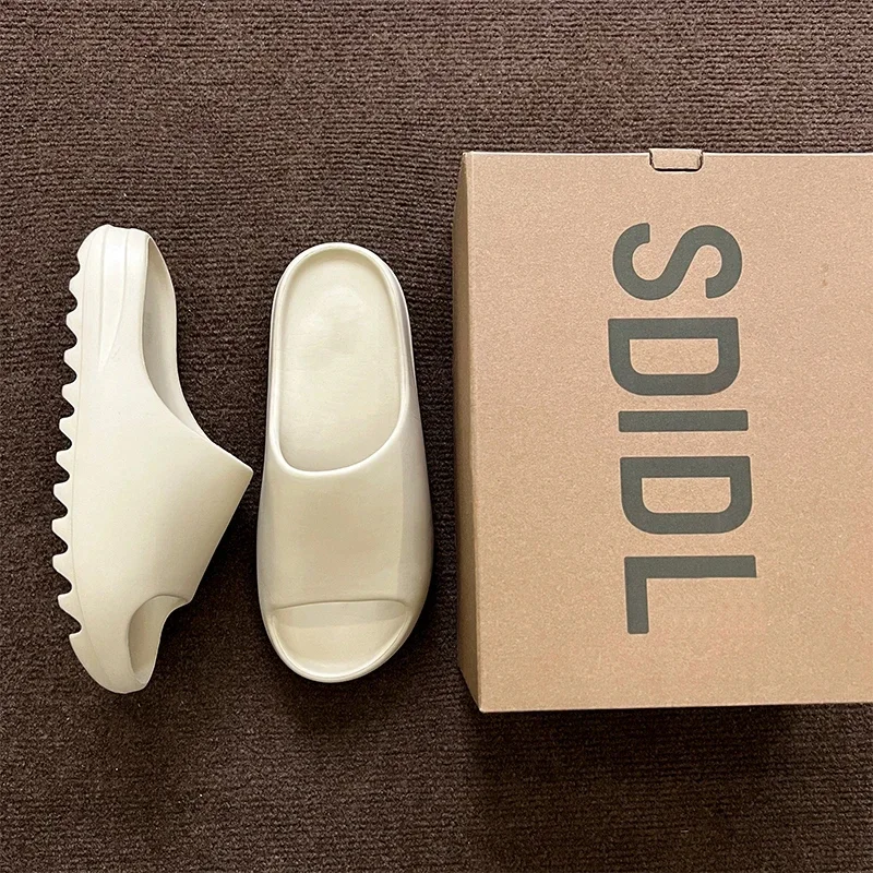 New Hot EVA House Shoes Non-Slip thick Soft Platform Slide Sandals for Women Men Indoor Outdoor Shower Bathroom Slipper view 2