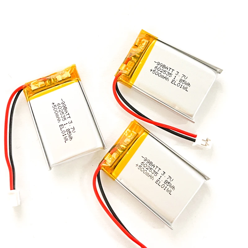 Akumulatory litowo-polimerowe Lipo 3.7V 500mAh 602535 do słuchawek Bluetooth, urządzeń kosmetycznych, zabawek elektrycznych, oświetlenia LED — zdjęcie produktu 4