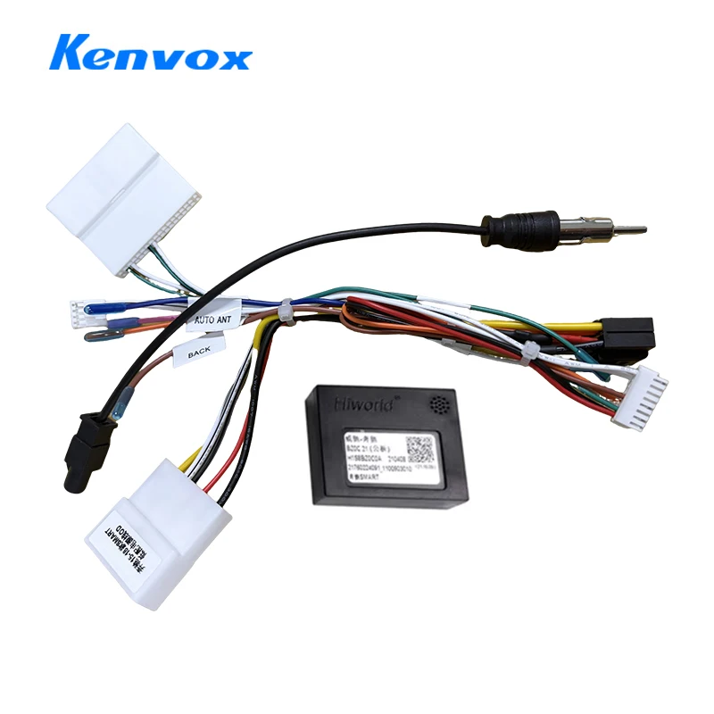 

Android Car radio Canbus Box Decoder For Mercedes benz Smart Fortwo 453 15-18 16pin Wiring Harness Plug Power wire Cable adapter