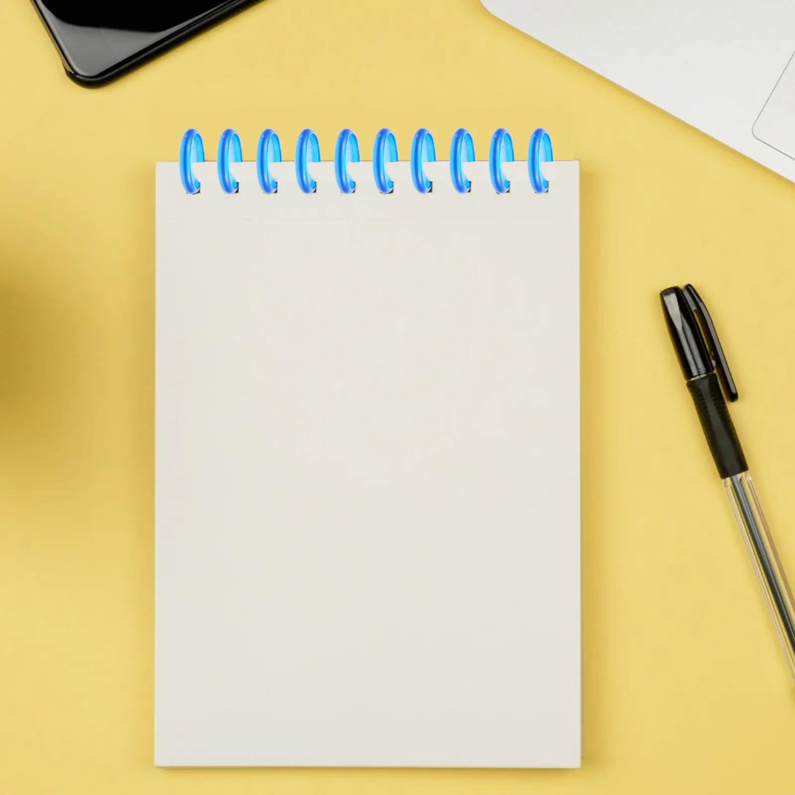 

44 шт. круглых кольцевых дисков для переплета из высококачественного АБС-пластика для блокнотов, тетрадей и планеров