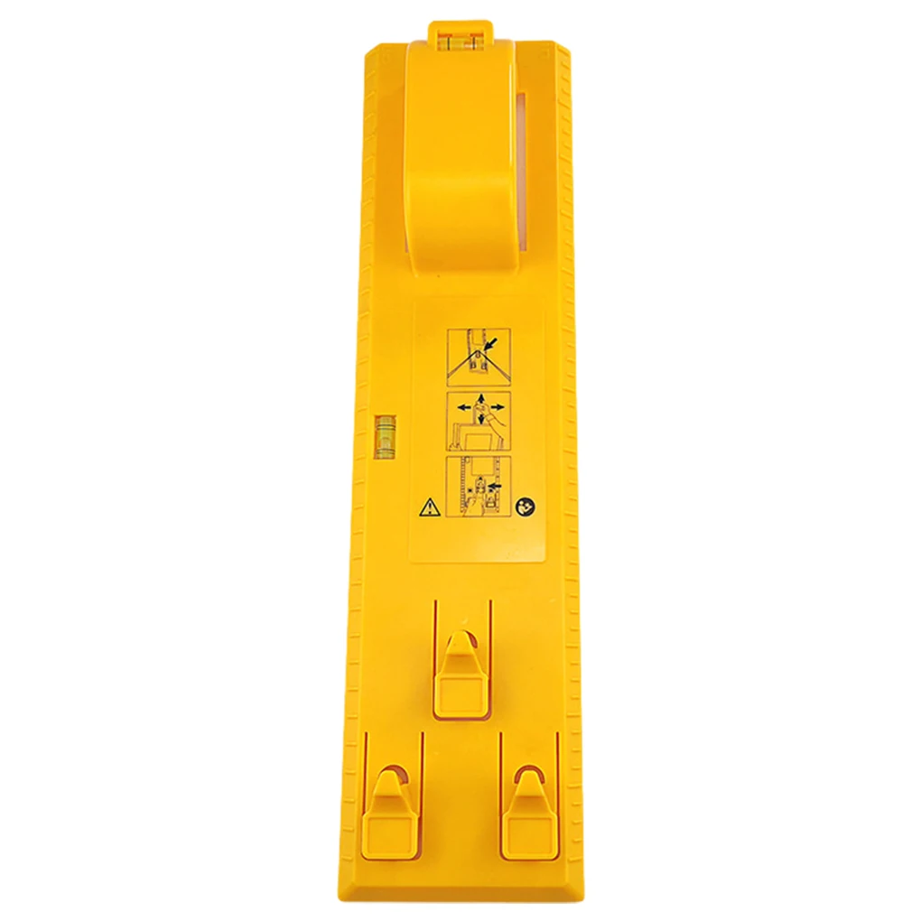 ABS 제작 레벨 눈금자, 목공 프로젝트용 그림 행잉 레벨 옐로우, 충격 방지 투명 체중계