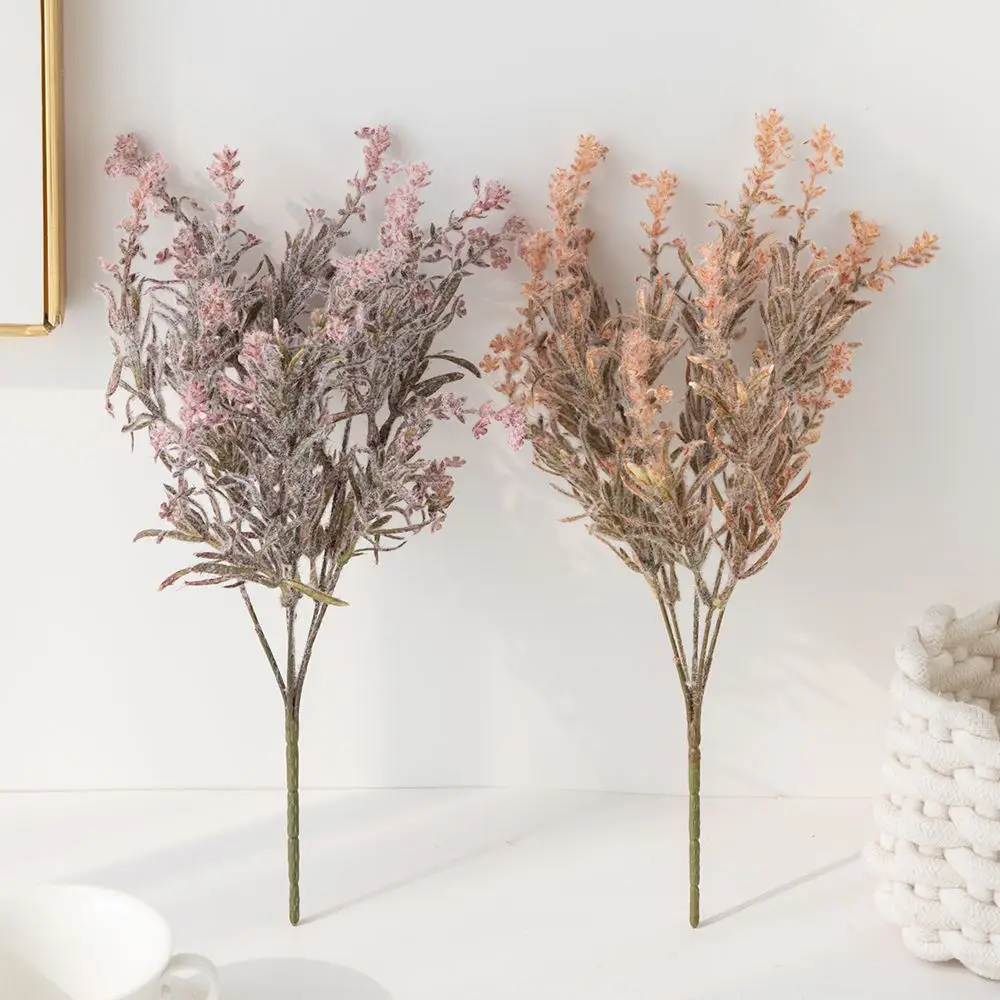 Künstliche Blumen Pflanzen Plüsch-Lavendelsträuße Heimvasen Gärten DIY-Geschenke Blumengirlanden-Materialien Hochzeits-Brautsträuße – Detail 13