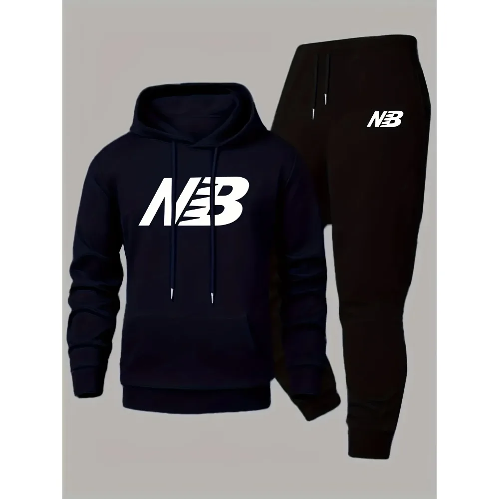 مجموعة هوديي رجالية جديدة لخريف وشتاء 2025 ، ملابس رياضية غير رسمية سميكة ودافئة ، ملابس غير رسمية ، نمط رياضي ، #2