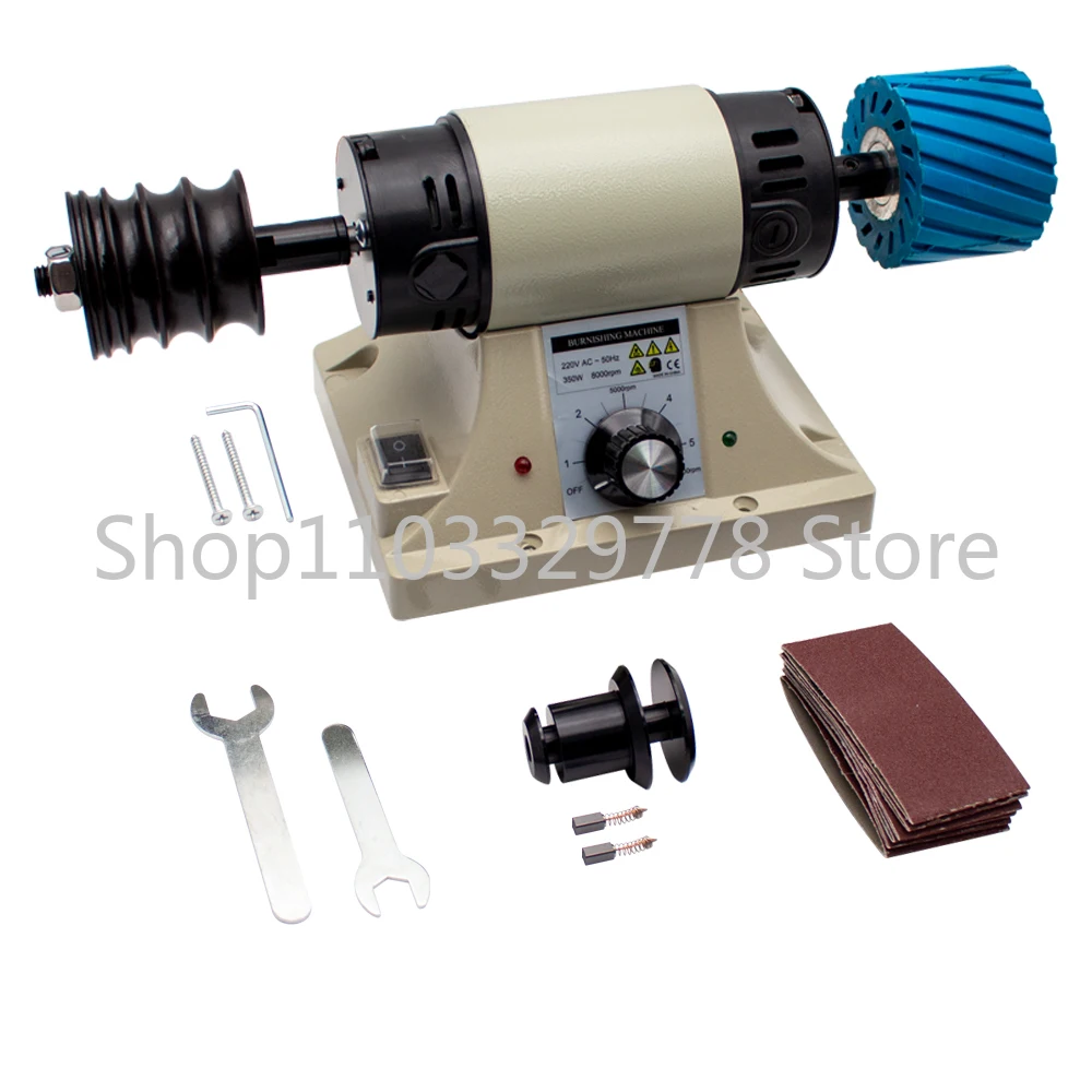 DIY Leather Polishing Burnishing Machine Leather Edge Grinding Machine 0-8000RPM