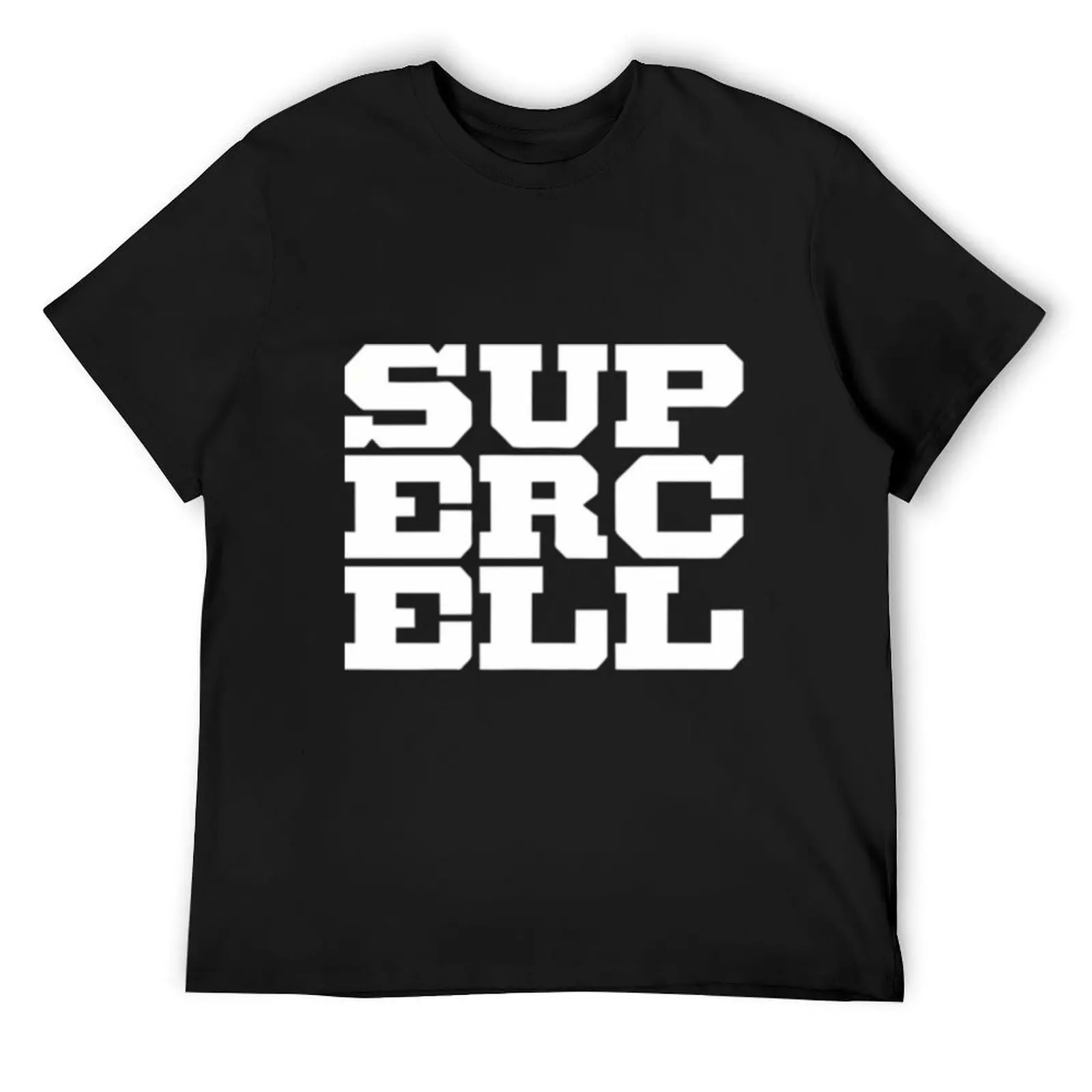 Best Selling Supercell Logo T-Shirt cotton graphic tees vintage mens workout shirts