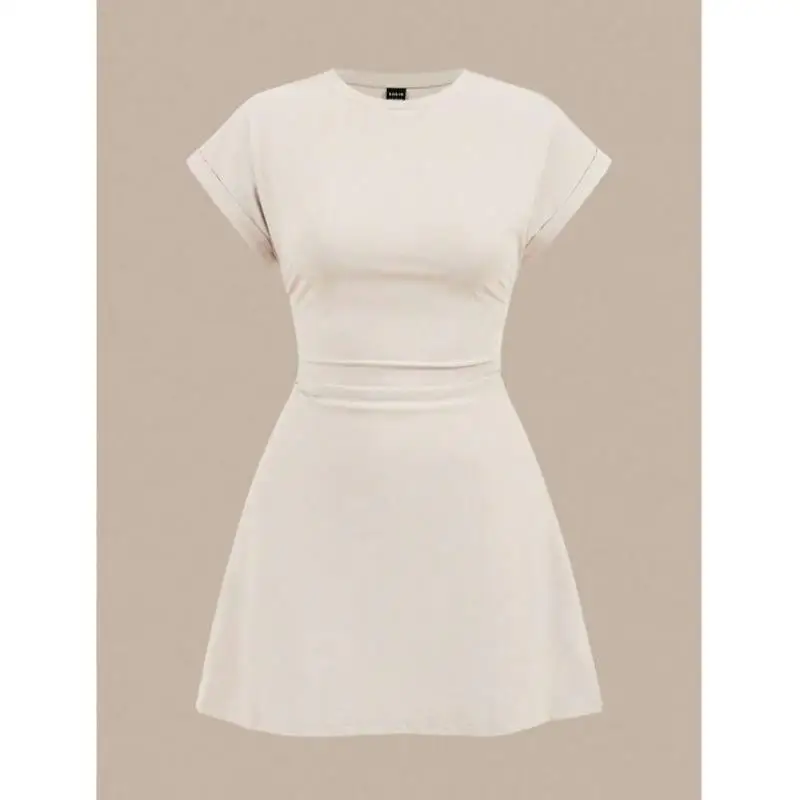 

Осенние новые женские повседневные цветные вязаные круглые платья Ne ort Sve с вышивкой по бокам, удобная спортивная одежда