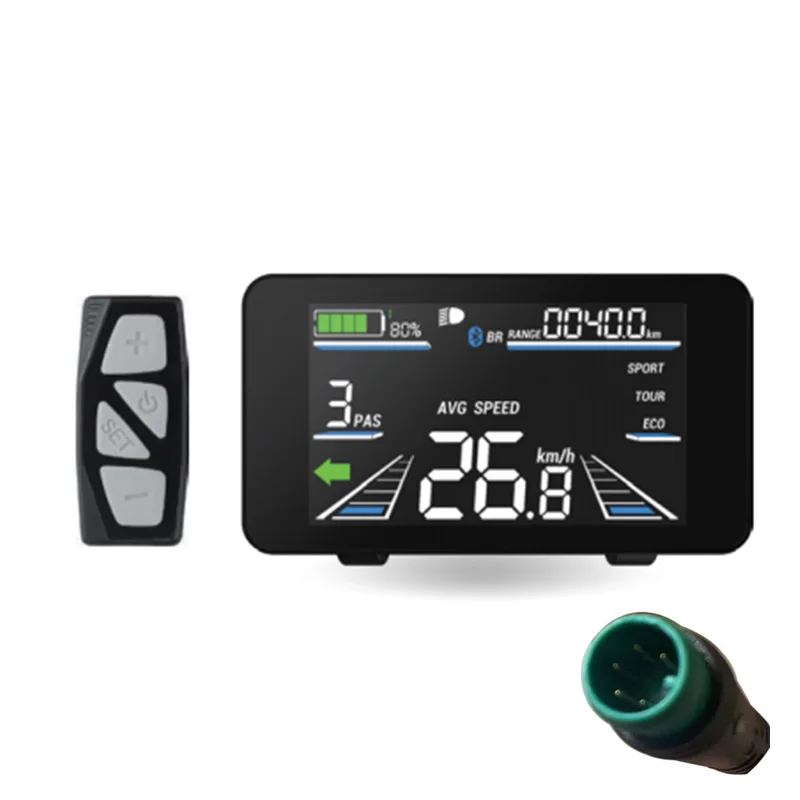 Display LCD a colori D400 per Controller di velocitร EBIKE pannello di controllo della velocitร MTB 24V 36V 48V accessori per bici elettriche parte