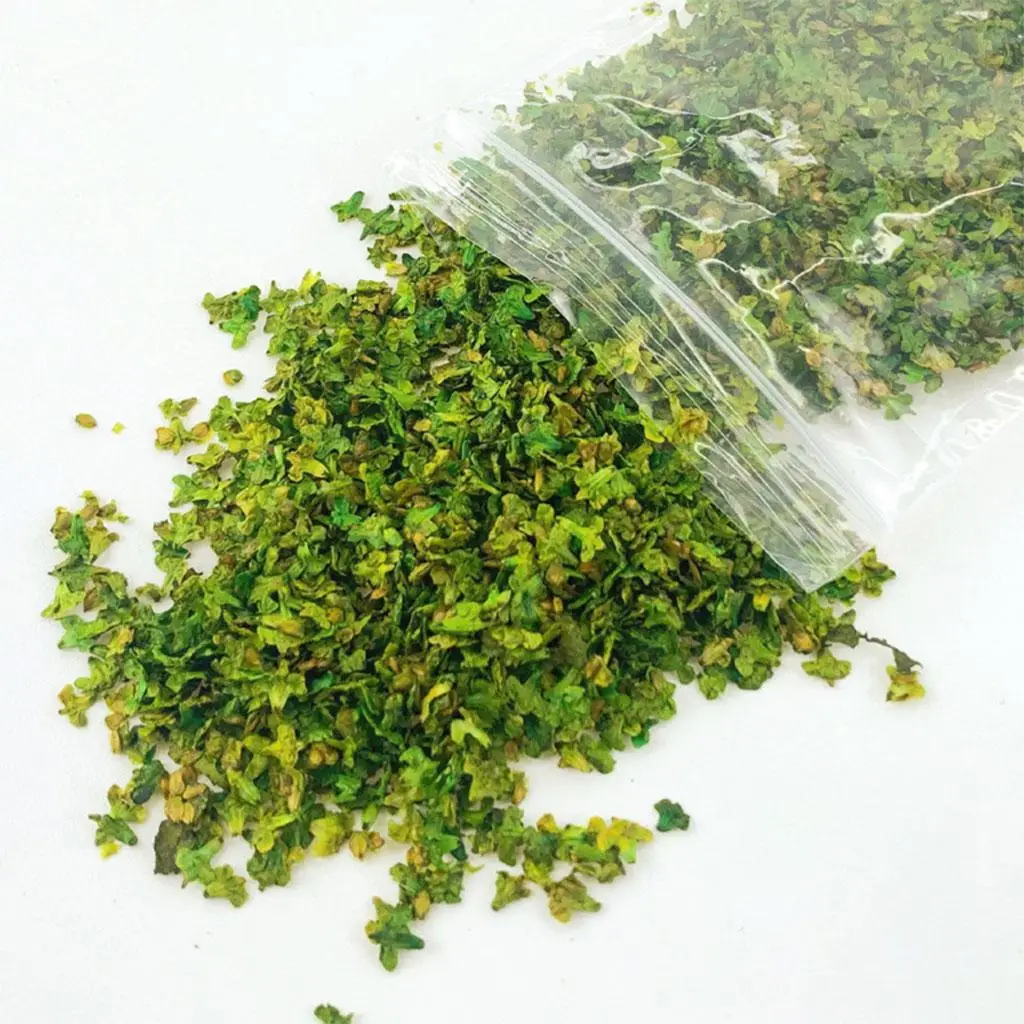 6 × 33 مل من الخضرة المصغرة لنموذج الديوراما ومشاهد السكك الحديدية