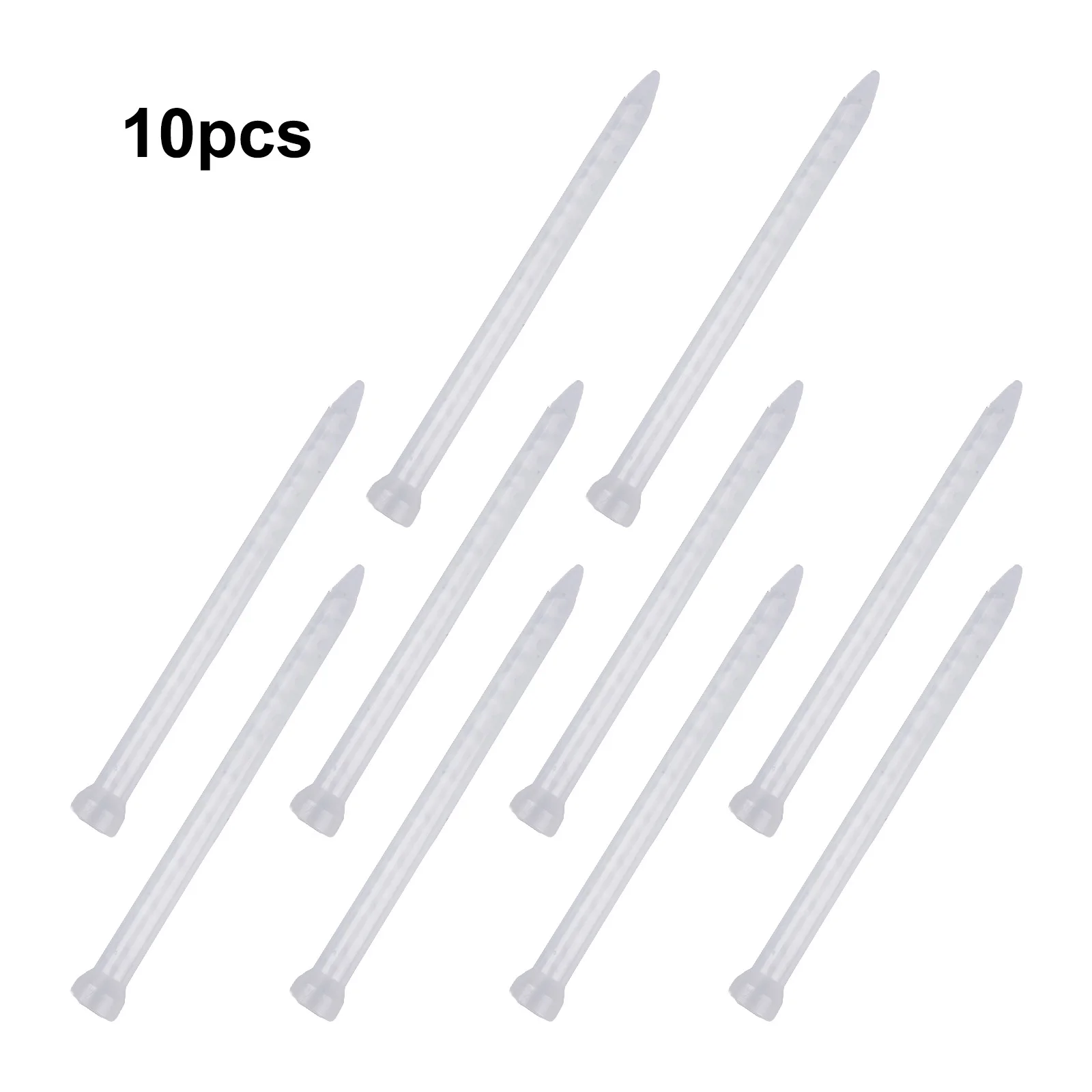 

Mixing Nozzle AB Glue Mixing Tube 10-18 Series 10pcs 214mm ABS Pointed Nozzle For Most Plastics Rubber Practical
