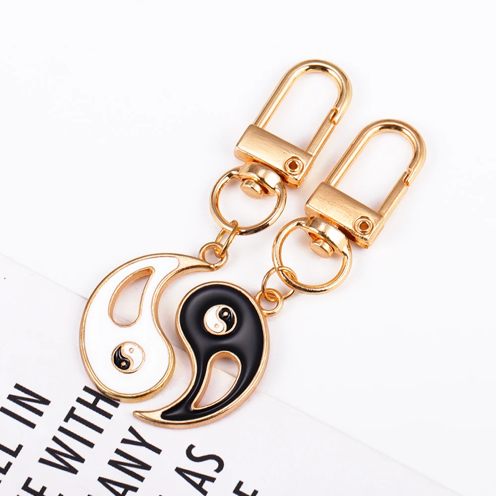 10Pcs 34*26MM Vintage Pattern Pendant Charm Yin Yang Symbol Gossip Necklace Men's Jewelry Making Accessories Couple Pendant