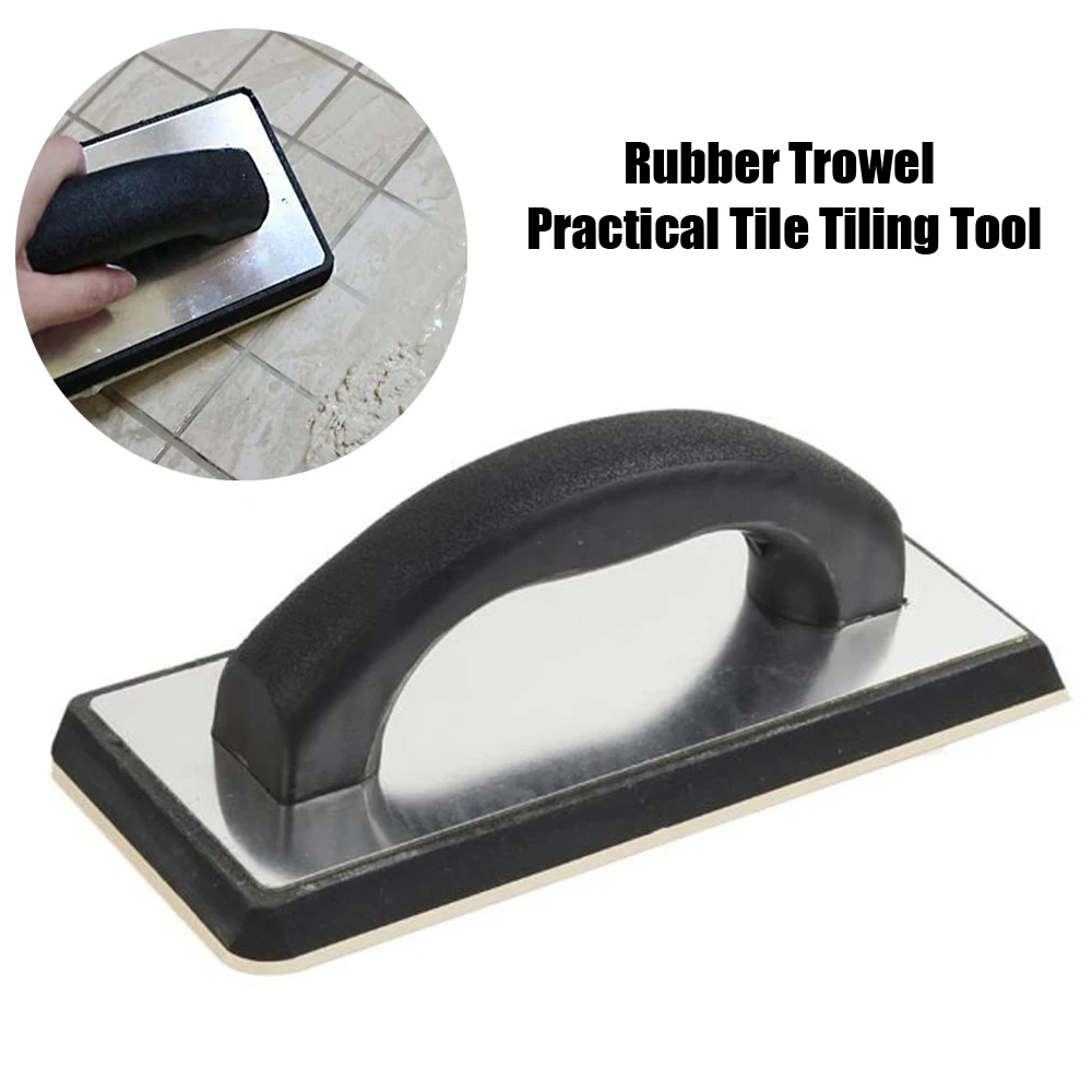 

Handheld Concrete Rubber Trowel Practical Tile Tiling Tool Anti-Scratch Builder Caulking Spatula Construction Tools