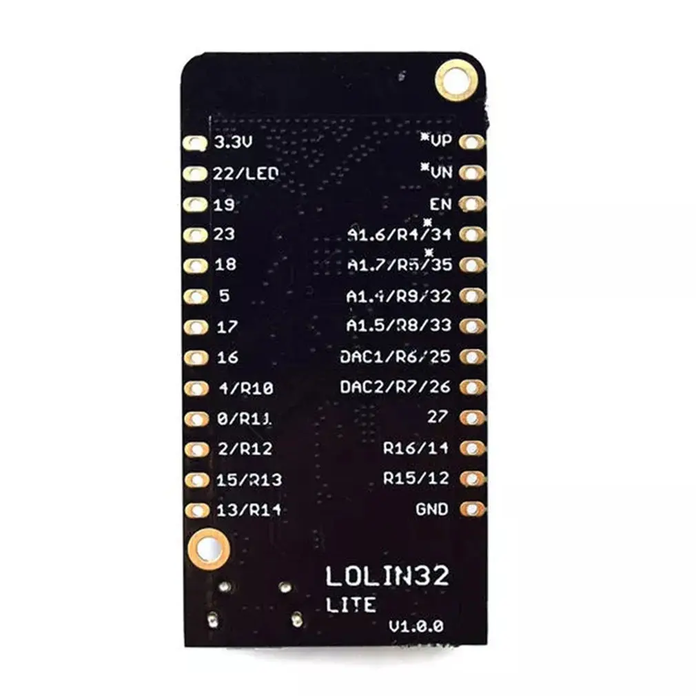 LOLIN32 Placa de desarrollo inalámbrica Wifi, antena, tarjeta Micro USB, interfaz de batería de litio, módulo ESP32 REV1, envío directo