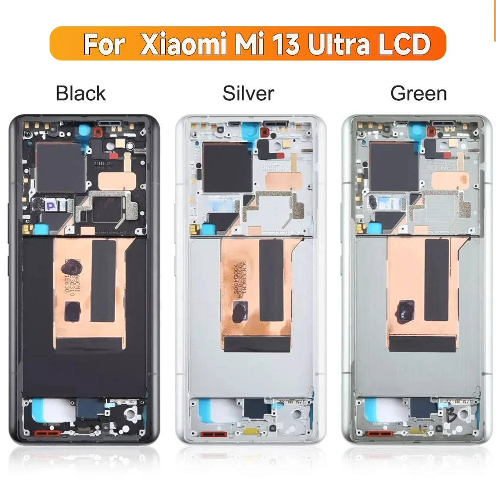 For Xiaomi 13 Ultra 6.73\'\'For Mi 13 Ultra 2304FPN6DC 2304FPN6DG LCD Display Touch Screen Digitizer Assembly Replacement