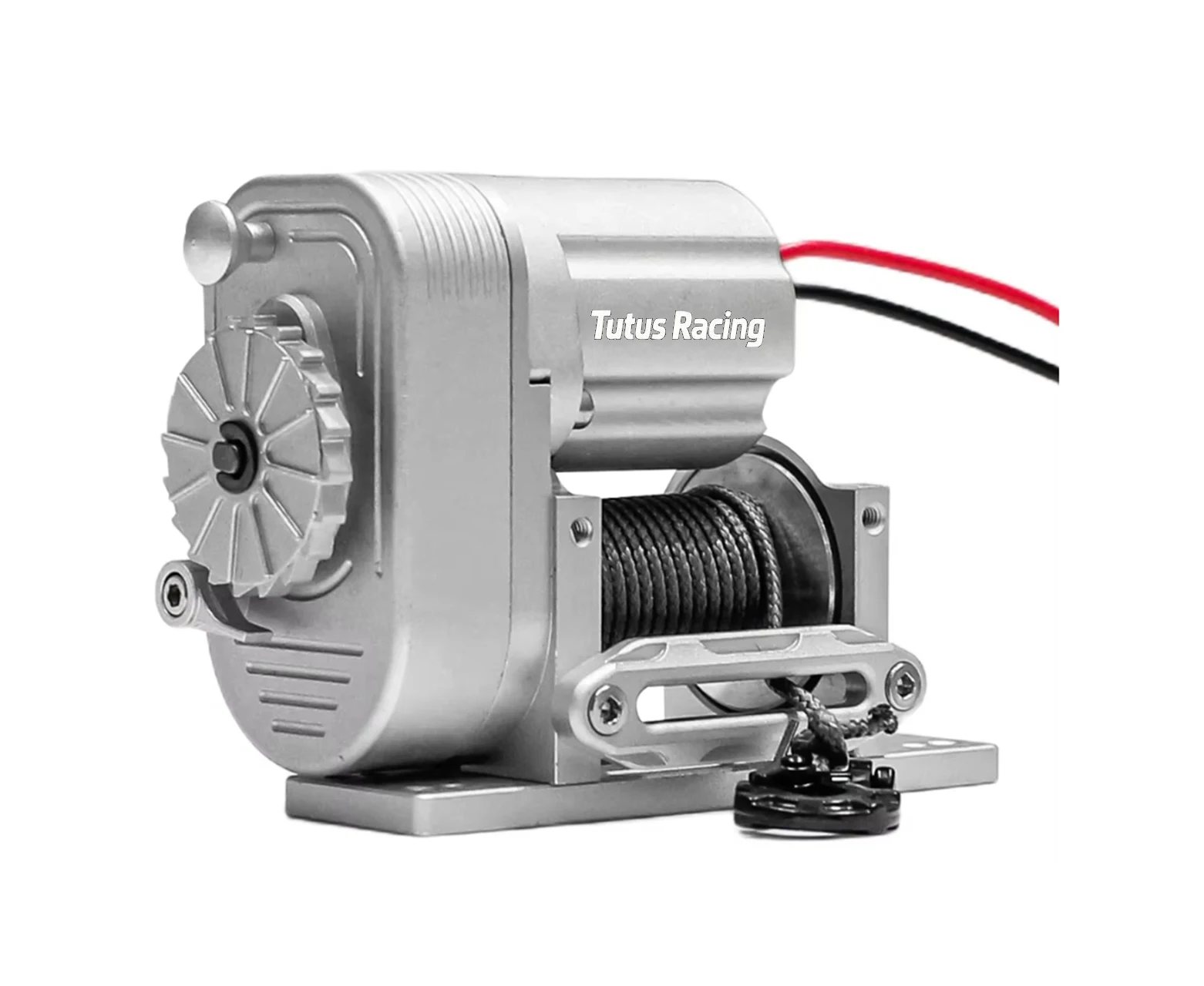 Aluminum Vertical Electronic Winch For 1/10 SCX10 II 90046 Scale RC Crawler Warn 8274 AXIAL  TRX4 RC4WD Upgrade Accessories