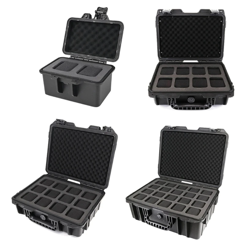 

2/8/12/20 Slots Watch Box Portable Watch Display Storage Case Organizer EVA Shockproof Suitcase Waterproof Accessories