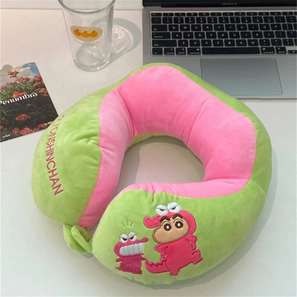 

Kawaii Crayon Shin Chan U-shaped Pillow Support Rebound Neck Protection Pillow Travel Sleeping Napping Pillow Girls Gifts Toys
