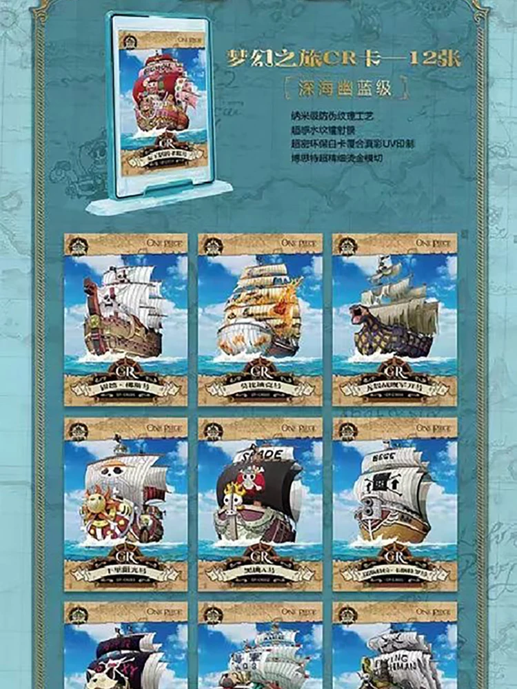 One Piece Japanese Version Metal Cards Endless Treasure Collection Luffy Anime Character Carte for Children Gift Toys