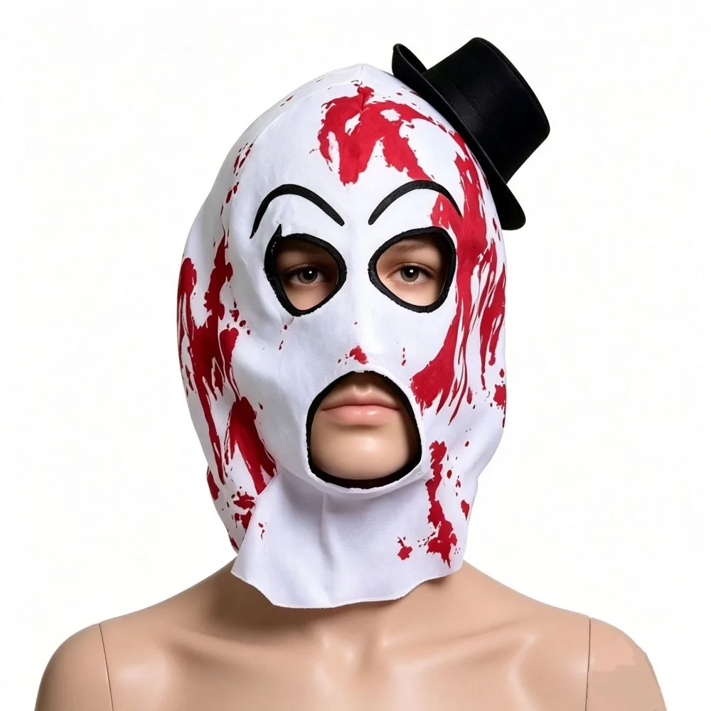 Bloodstain Terrifier Clown Cosplay Costume Jumpsuit Dress for Men Women Halloween Horror Party Role Play Outfit Christmas Dress view 6