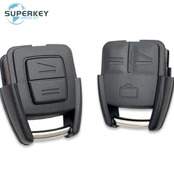 SUPERKEY para Opel, Vauxhall, Astra, Zafira, Omega, Vectra, llave de coche remota, funda de carcasa, sin Chip, hoja sin cortar, reemplazo