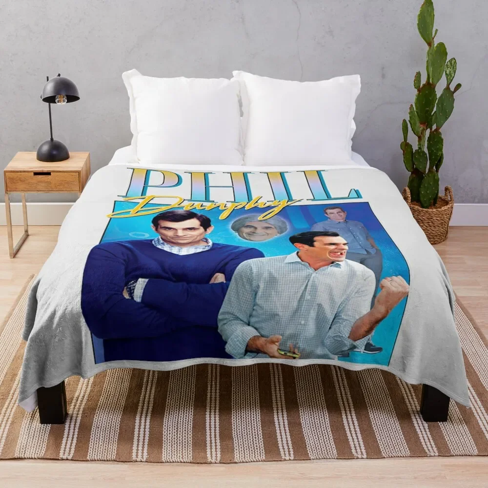 

Phil-Dunphy-Homage Throw Blanket anime Weighted bed plaid Blankets